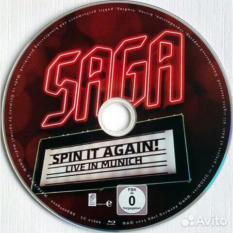 Saga / Spin It Again Live In Munich (Blu-ray)
