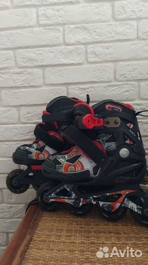 Роликовые коньки 26 р-р, 16,5 см стелька