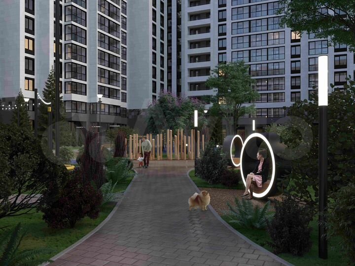 1-к. квартира, 41,3 м², 12/16 эт.