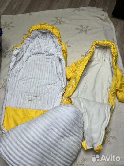 Зимний конверт и комбинезон