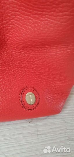 Сумка женская натуральная кожа trussardi