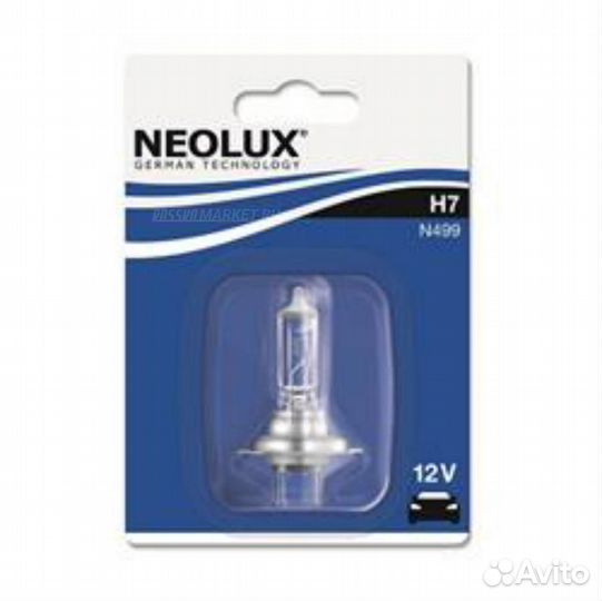 Neolux N499-01B Лампа H7 55W 12V PX26D 10xbli1