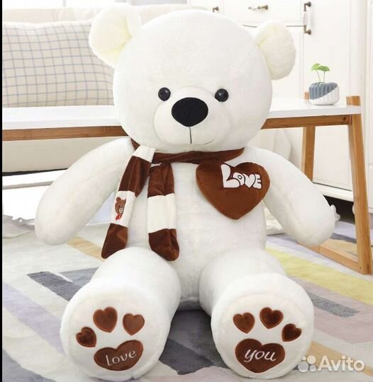 Плюшевый медведь 110, 140, 190 см
