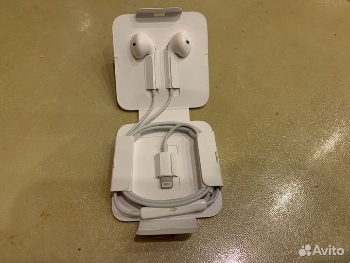 Наушники apple earpods airpods lightning оригинал