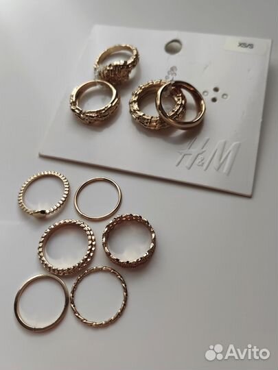 Набор колец H&M (новый)