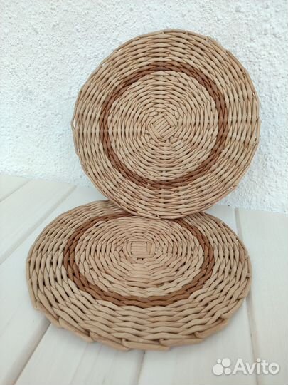 Плейсмат плетеный