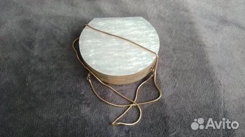 Сумка-клатч Mango,дерево с перламутровым покрытием