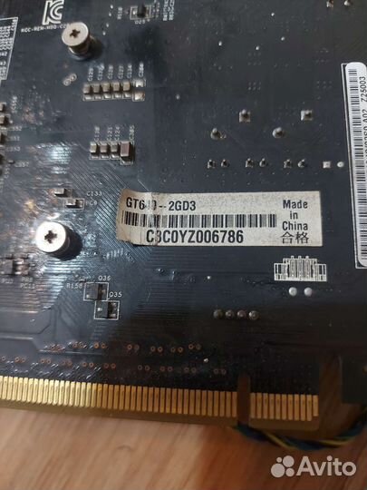 Видеокарта gt640 2 gb