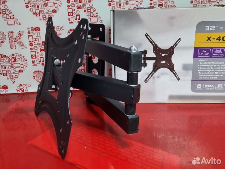 Кронштейн для тв наклонно поворотный универсал К1