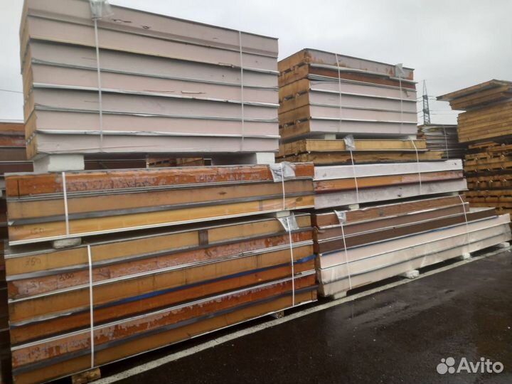 Сэндвич панели бу 10000 м2 в наличии