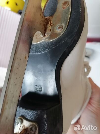 Фигурные коньки 29 размер graf граф монтана голд