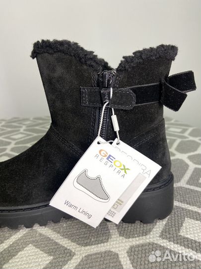 Ботинки детские для девочек Geox новые зимние