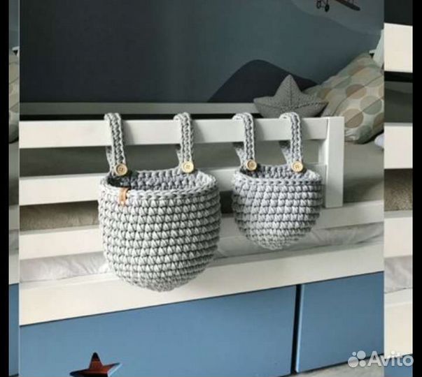 Корзинка в детскую кроватку