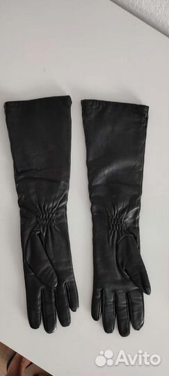 Перчатки женские кожаные размер 7