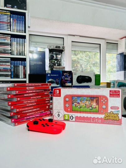 Nintendo Switch Lite + Animal Crossing Новая