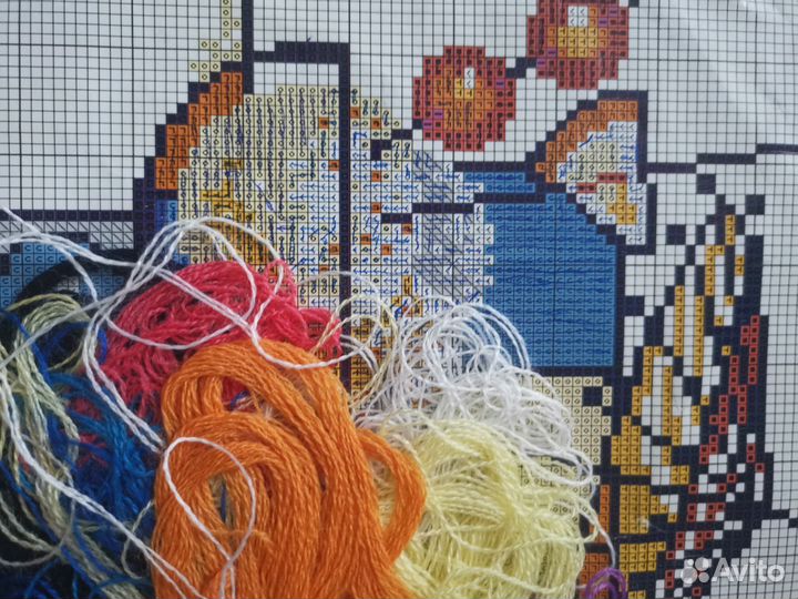 Лот остатков. Наборы для вышивания