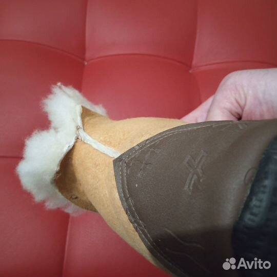 Чуни из овчины женские