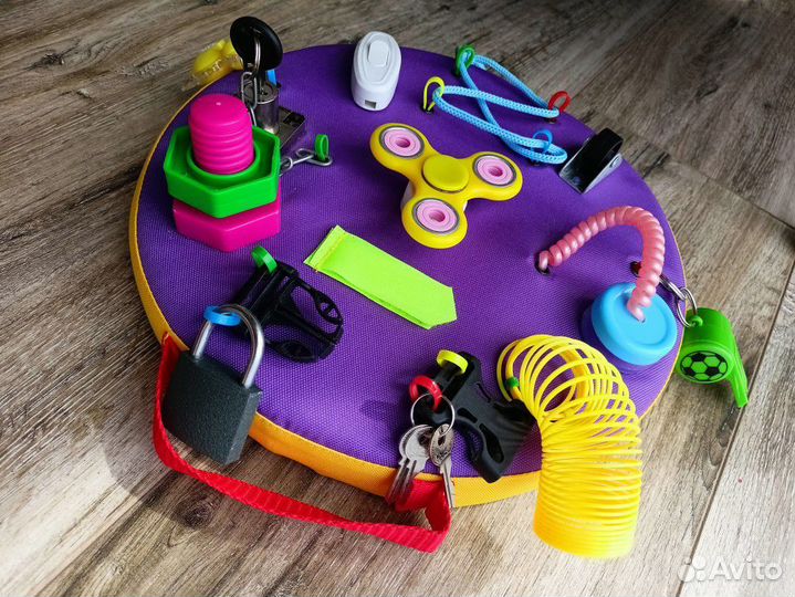 Бизиборд мягкий детский