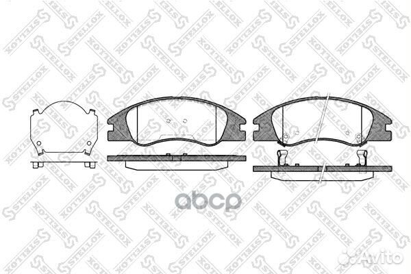 1145 002-SX 1134 02FDB4014223517 SBS колодки