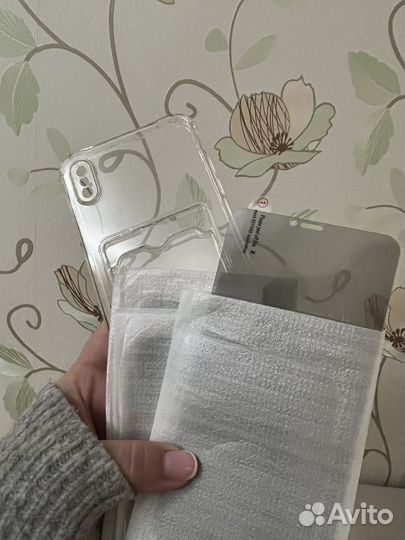 Чехол и стекла iPhone xs max