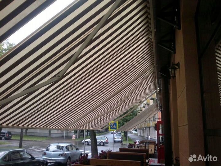 Маркиза выдвижная, навесы, тенты