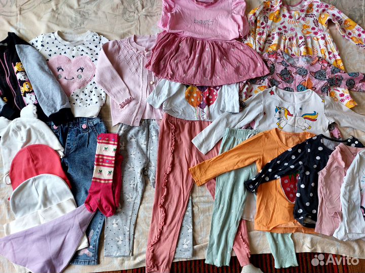 Вещи пакетом на девочку