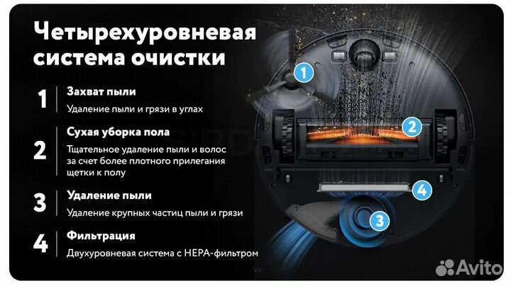 Робот-пылесос Xiaomi Dreame Bot L10 Pro