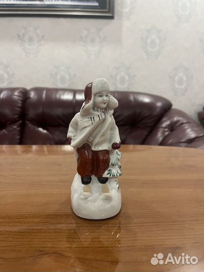 Статуэтка Юный лыжник СССР
