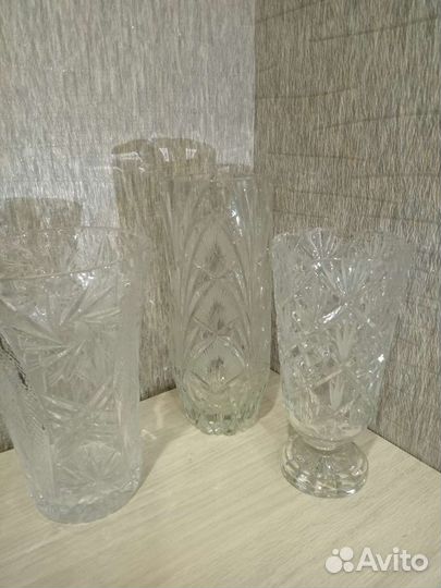 Ваза для цветов хрусталь фарфор стекло