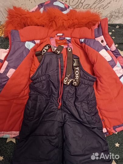 Зимний комбинезон для девочки 116