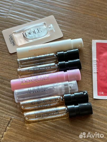 Набор миниатюр духов Gucci, Lancome, Versace, D&G