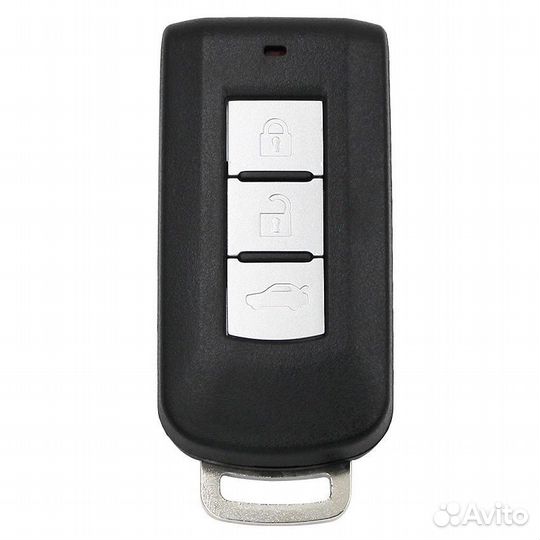 Чехол на ключ Mitsubishi / Митсубиси 3 кнопки Black