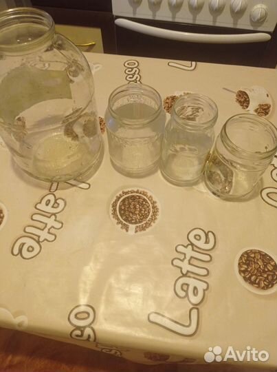 Стеклянная банка 3л, 07л 05л винтовая