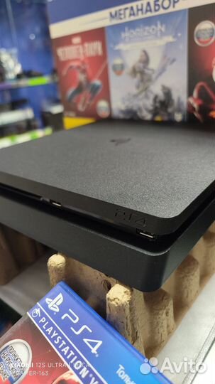 PS4 Slim 1TB(2208-2021г) 2 Геймпада/3 Диска Хит