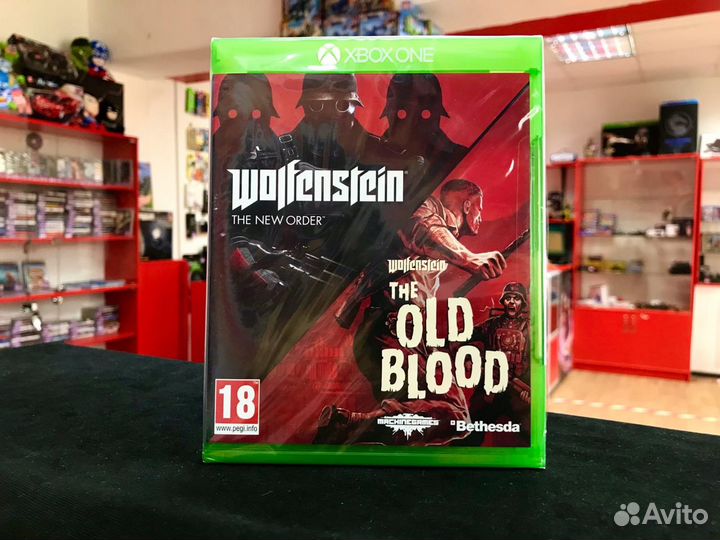Диск Xbox One Wolfenstein The New Order Old Blood
