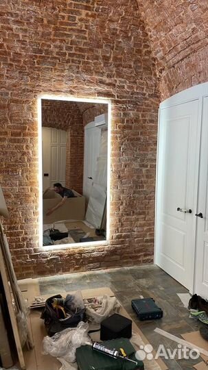 Изготовление зеркал: Установка зеркал: