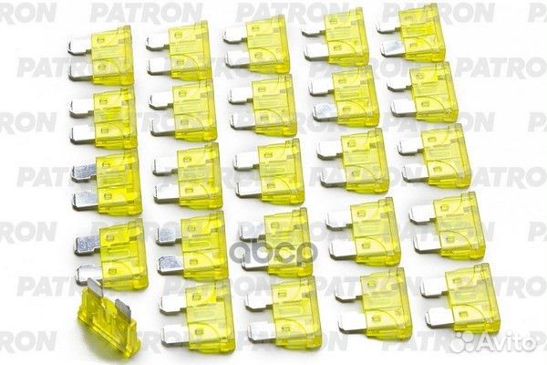Предохранитель пласт.коробка 25шт ATC Fuse 20A