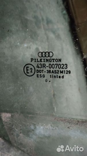 Стекло передней правой двери ауди-4.Б-5