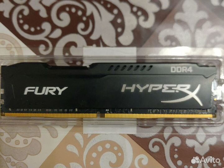 Оперативная память ddr4 hyperx fury 16gb