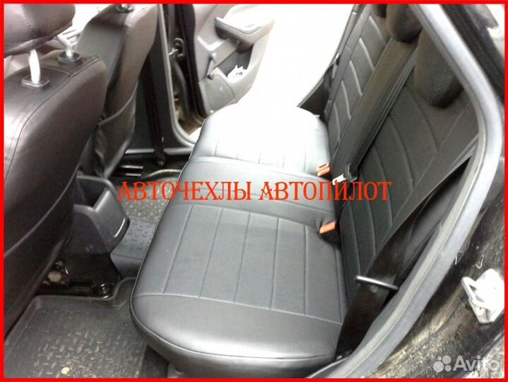 Чехлы Автопилот Ford EcoSport из экокожи чёрные