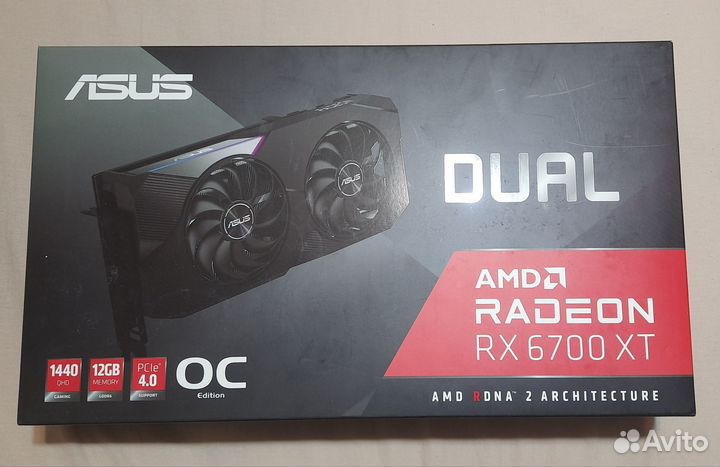 Новая видеокарта Asus Radeon RX 6700 XT