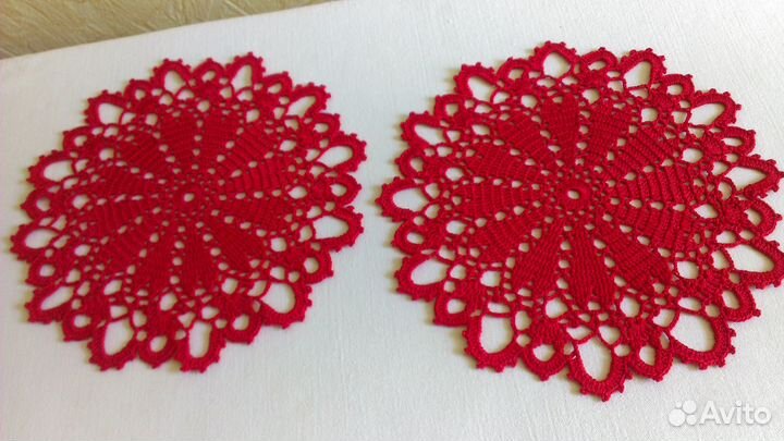 Салфетки крючком