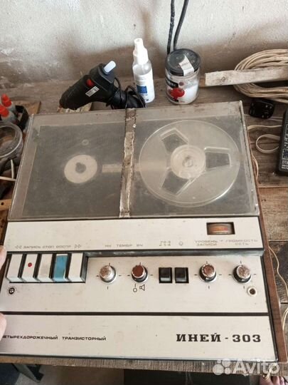 Катушечный магнитофон иней 303