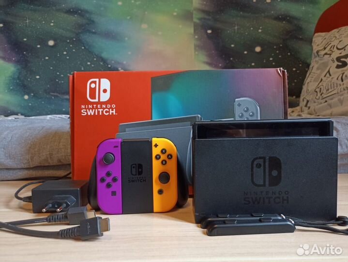 Nintendo Switch 32Gb + 60Gb 2Rev