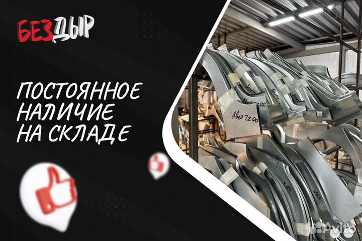 Ремонтная кузовная арка LADA Kalina правая