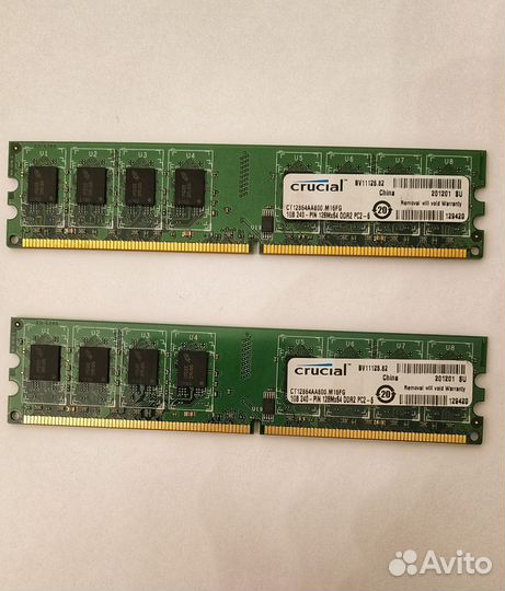 Оперативная память DDR2 1Gb