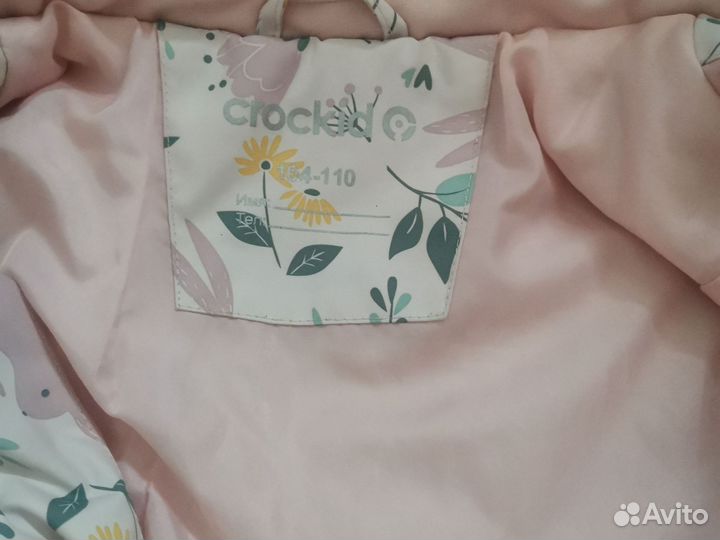 Костюм демисезонный на девочку crockid 104 110