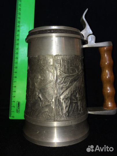 Кружка.Германия.Пивная.Охота.Подарок.Глухарь