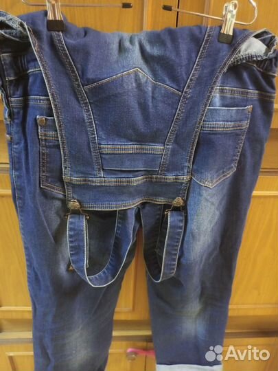 Комбез джинсовый женский