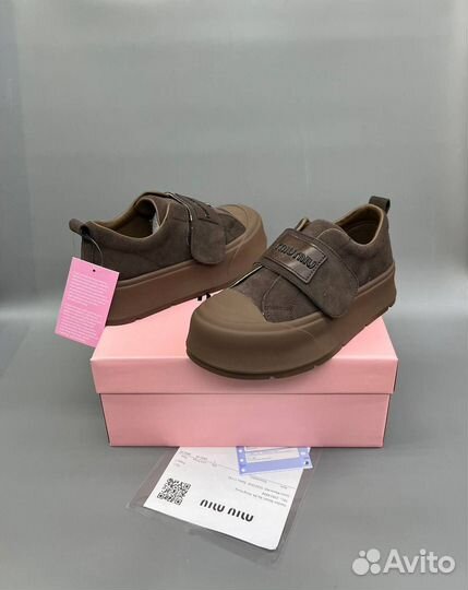 Кеды Miu Miu на липучках